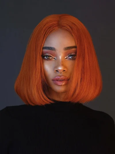 Hair Power LYN—Pumpkin Spice Bob